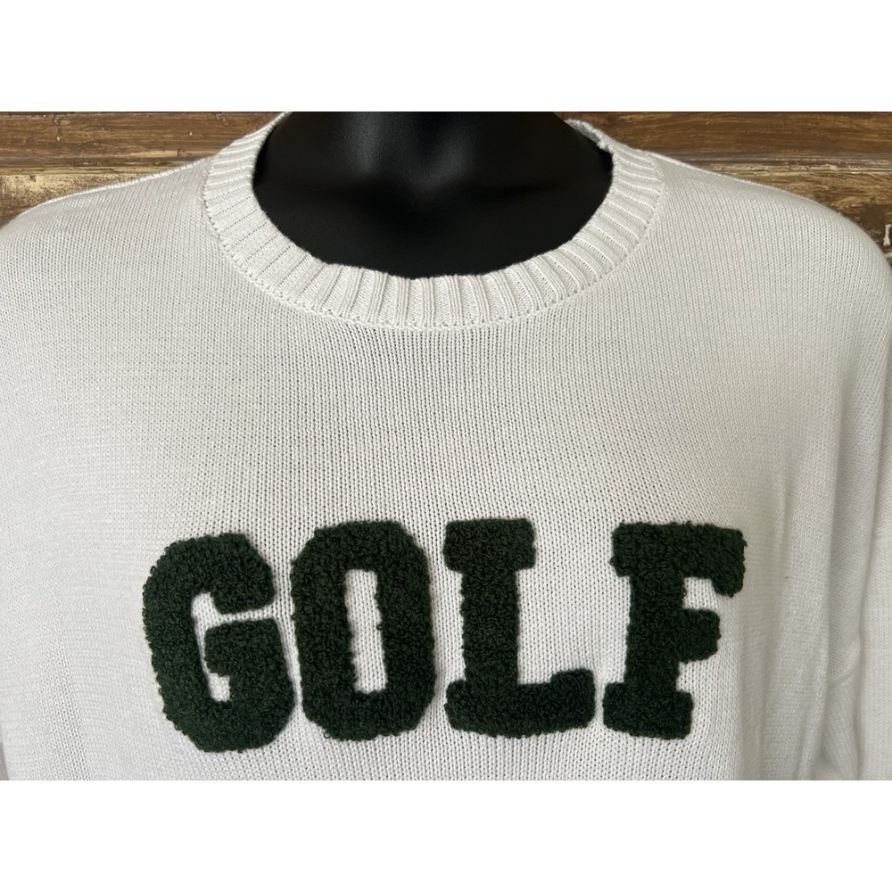 Emerson Street Clothing GOLf Sweater 100% Cotton‎ Women's Size XL - Picture 4 of 9